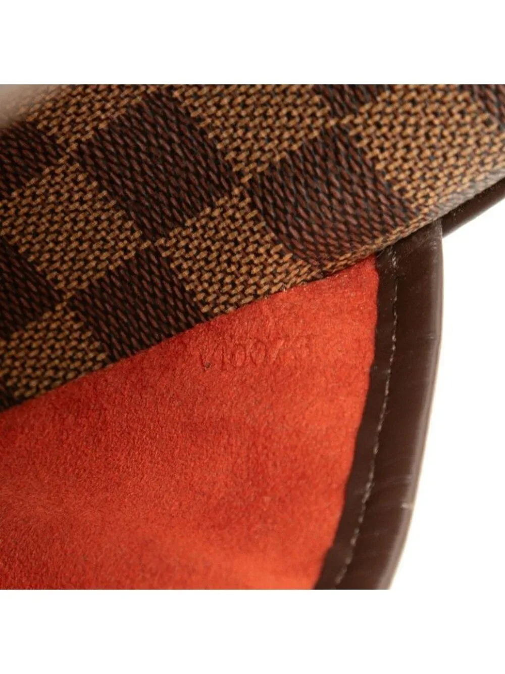 Louis Vuitton Damier Ipanema PM Crossbody Shoulder Bag Brown Leather